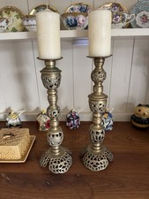 Vintage Large Brass Pillar