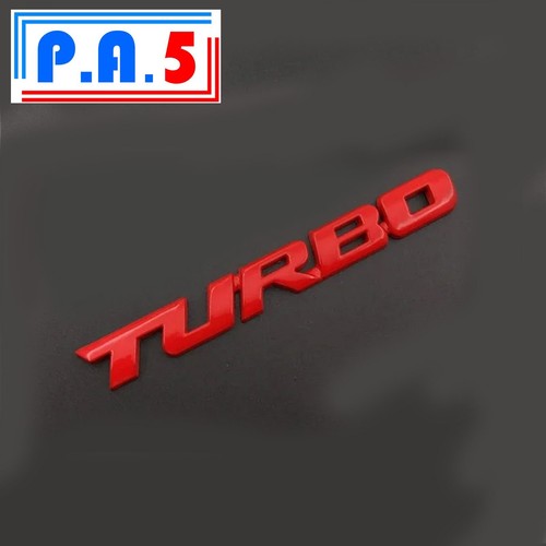 Red turbo badge emblem - turbo,
