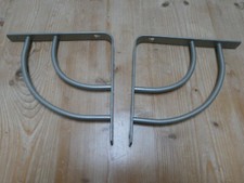 3 HEAVY DUTY METAL SPUR SHELVING DOUBLE SWING 200 mm / 8" SHELF BRACKETS #975