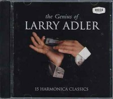 The Genius of Larry Adler: 15 Harmonica Classics ORIGINAL DECCA UK ISSUE CD