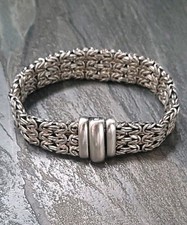 Milor Sterling Silver Byzantine Bracelet