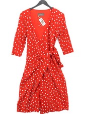 Bombshell Wrap Midi Dress UK12