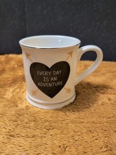 Sass and Belle Coffee Mug Every Day Is An Adventure Black Gold White 