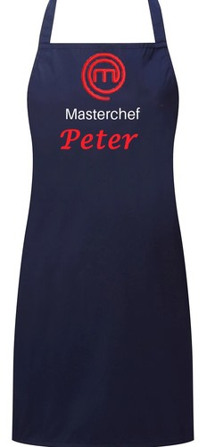 Embroidered masterchef apron - ,