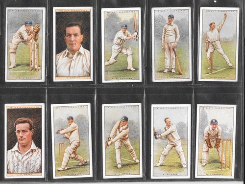 Wills cricketers 1928 - cricketers,,