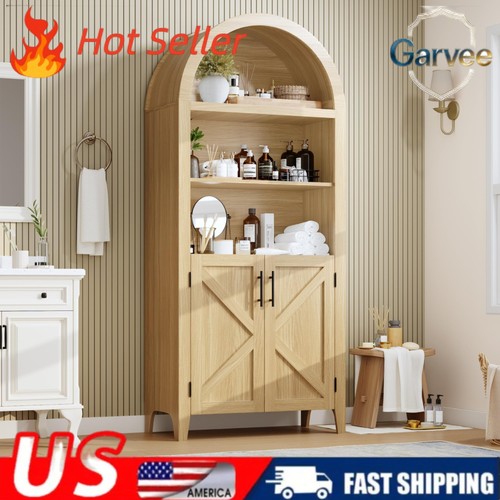 Arched bookcase storage - arched,