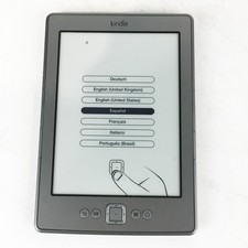 Amazon Kindle 4th Gen D01100 Wi-Fi 6" e-Book Reader - Grey