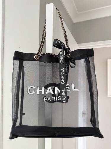 Chanel beauty mesh tote - beauty, &