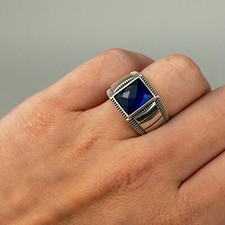 Mens Plain Real 925 Sterling