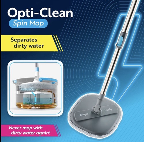 Minky opti clean spin mop - opti-clean,