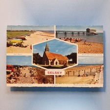 Selsey Postcard C1960 Nostalgic Views Beach Life Boat Station Sussex