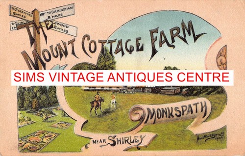 Antique postcard mount - postcard,