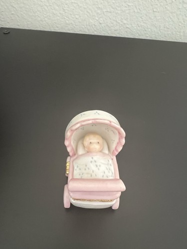 Vintage miniature pink baby - miniature,