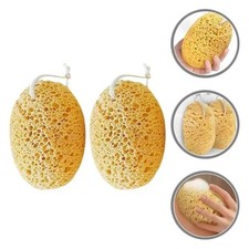 2Pcs Bath Sponge, Natural Sea