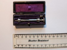 Antique Hypodermic Syringe in Original Box Circa 1800s.