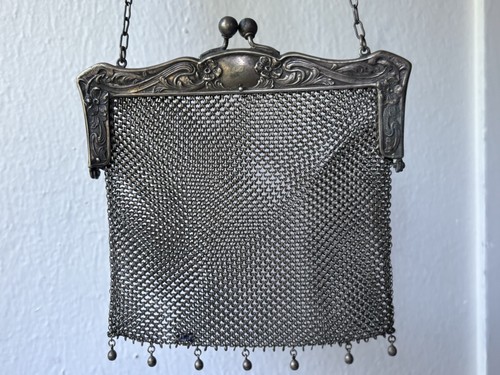 Vtg chainmail german silver - vtg,