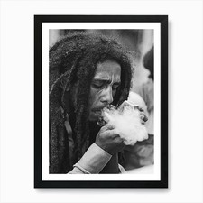 Bob Marley Art Print Framed