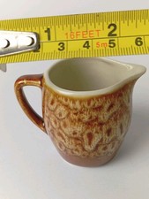 Vintage New Devon Pottery Honeycomb Jug with Handle