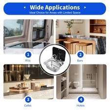 RV Camper Kitchen Sink Unit