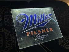 Official Miller Pilsner Sign Pub Bar Club Home Advertising LED Neon Style Light