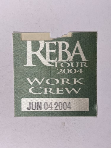 Reba backstage pass original - reba,
