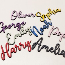 Personalised Wooden Toy Box Name Sign – Handmade in the UK