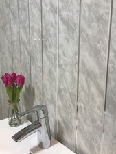 Grey Marble Chrome Strip