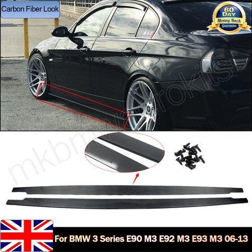 2pcs side skirts extension - 2pcs,