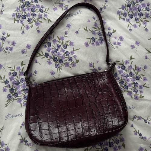 Women burgundy croc - burgundy,