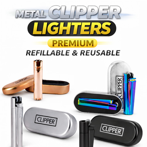 Metal clipper refillable gas - metal,