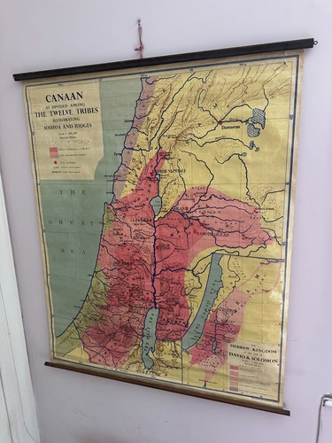 Vintage school wall map - vintage,