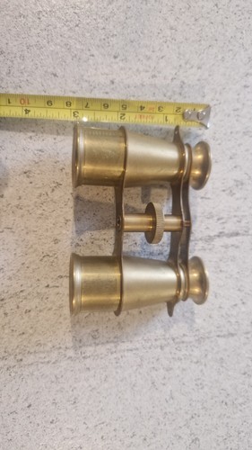 Vintage brass binoculars - vintage,,