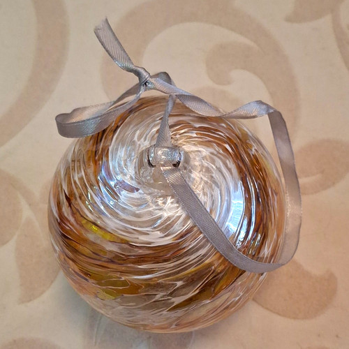 Hand blown art glass swirl - blown,