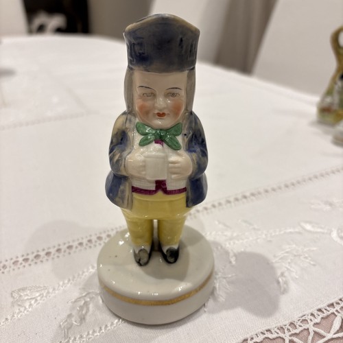 Antique small condiment toby - antique,