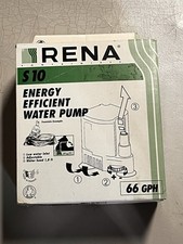 Rena S10 Energy Efficient Water Pump For Fountain or Aquarium BRAND NEW