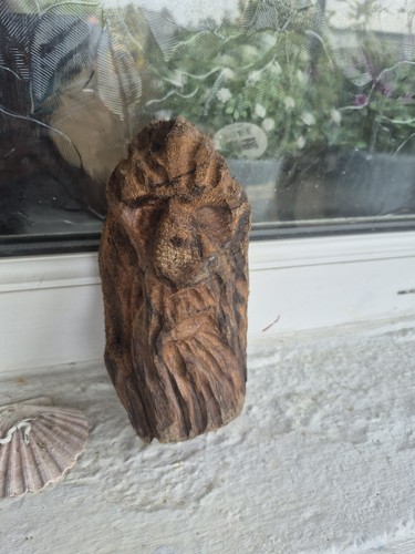 Hand carved wood spirit - hand, small