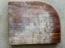 curved CHOPPING BOARD from old