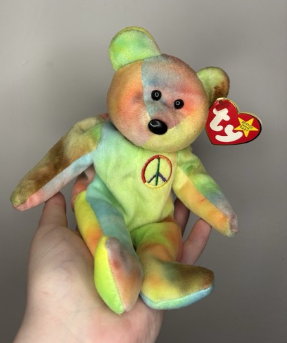 Beanie babies peace bear - babies,