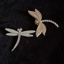 Dragonfly Brooches X 2