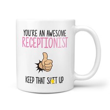 Awesome Receptionist Gift Mug