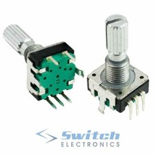 EC11 Rotary Encoder 6mm Splined / D Shaft 20mm