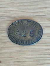 West Midland Railway executive WMRE Railway Check Token Brass  Loco Department 