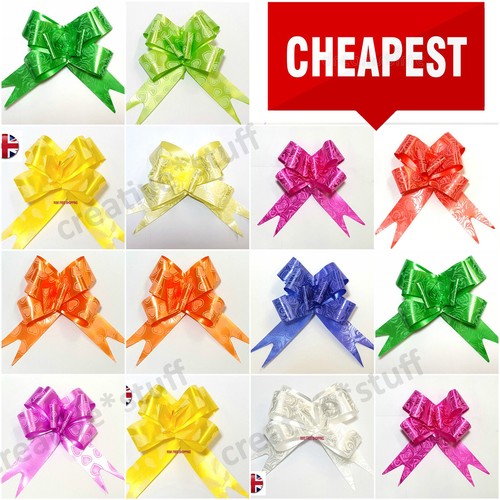 Large 30mm ribbon bow - 50,