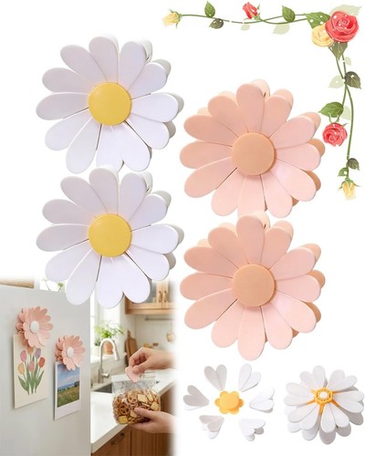 Daisy shaped magnetic food - daisy-shaped,