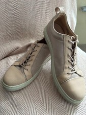 Gorgeous Whistles Pale Pink Leather & Suede Trainers RRP £109 Size UK 5 (38) VGC