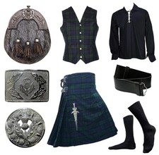 Men Traditional Scottish Kilt