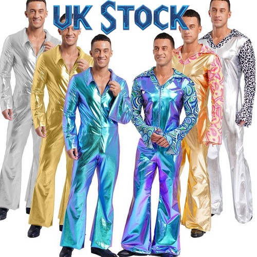 Men metallic shiny 70s - 70s, disco