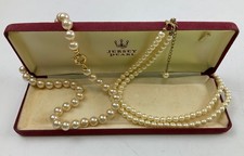 Jersey Pearl? Necklaces Double String & Single String-Box