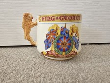 A Superb Paragon King George & Queen Elizabeth Coronation Cup, Lion Handle 1937