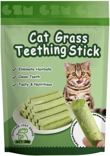 Cat grass teething stick - stick,, 6pcs
